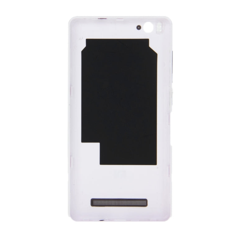 For Xiaomi Mi 4c Battery Back Cover(White) - Back Cover by PMc TechLife | Online Shopping South Africa | PMc TechLife | Buy Now Pay Later Mobicred