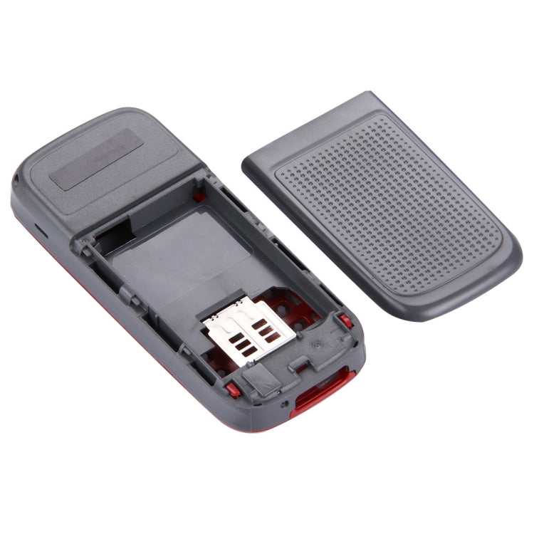Full Housing Cover (Front Cover + Middle Frame Bezel + Battery Back Cover) for Nokia 1200 / 1208 / 1209(Red) - Full Housing Cover by PMc TechLife | Online Shopping South Africa | PMc TechLife | Buy Now Pay Later Mobicred
