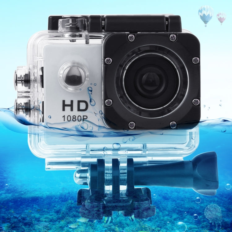 SJ4000 Full HD 1080P 2.0 inch LCD Sports Camcorder DV with Waterproof Case, Generalplus 6624, 30m Depth Waterproof(White) - Sports Camera by PMC TechLife | Online Shopping South Africa | PMC TechLife | Buy Now Pay Later Mobicred