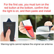 Solar Shark Fin High-positioned Alarm Light(Black)