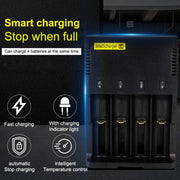 Universal Lithium Battery Charger for 26650 / 22650 / 18650 / 17670 / 18490 / 17500 / 17335 / 16340 / 14500 / 10440 (100V