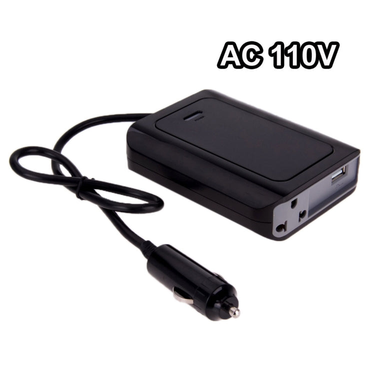 DY-200N, 200W DC 12V to AC Car Power Inverter with 500mA USB Port & EU / US Power Socket(Black) - Others by PMC TechLife | Online Shopping South Africa | PMC TechLife | Buy Now Pay Later Mobicred