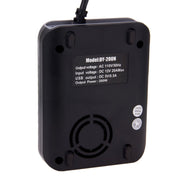DY-200N, 200W DC 12V to AC Car Power Inverter with 500mA USB Port & EU / US Power Socket(Black)