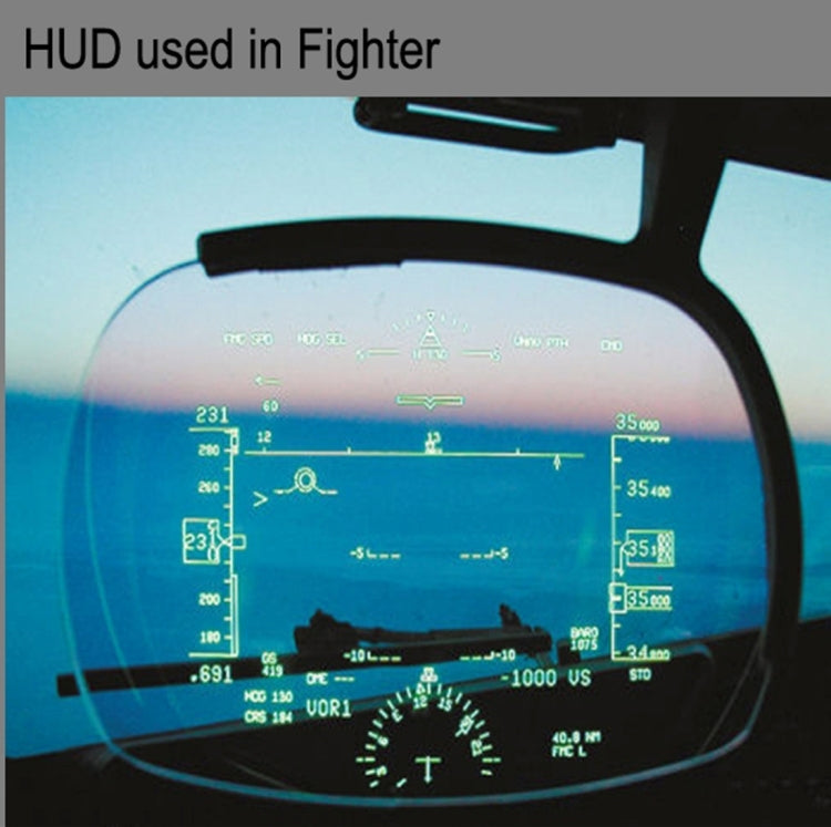 X5 HUD 3 inch Universal Multi Car Head Up Display with OBDII EOBD System, Light Sensors, Rotation Speed, Rotation Speed Unit, Unit Mark, Voltage, Water Temperature, Alarm mark(Black) - Head Up Display System by PMC TechLife | Online Shopping South Africa | PMC TechLife | Buy Now Pay Later Mobicred