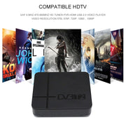 Mini Terrestrial Receiver HD DVB-T2 Set Top Box, Support USB / HDMI / MPEG4 /H.264(US Plug)