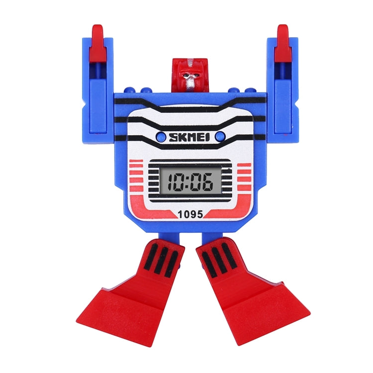 SKMEI Transformation Toy Shape Changing Removable Dial Digital Movement Children Watch with PU Plastic Cement Band(Dark Blue) - free shipping - PMC TechLife - Order now!