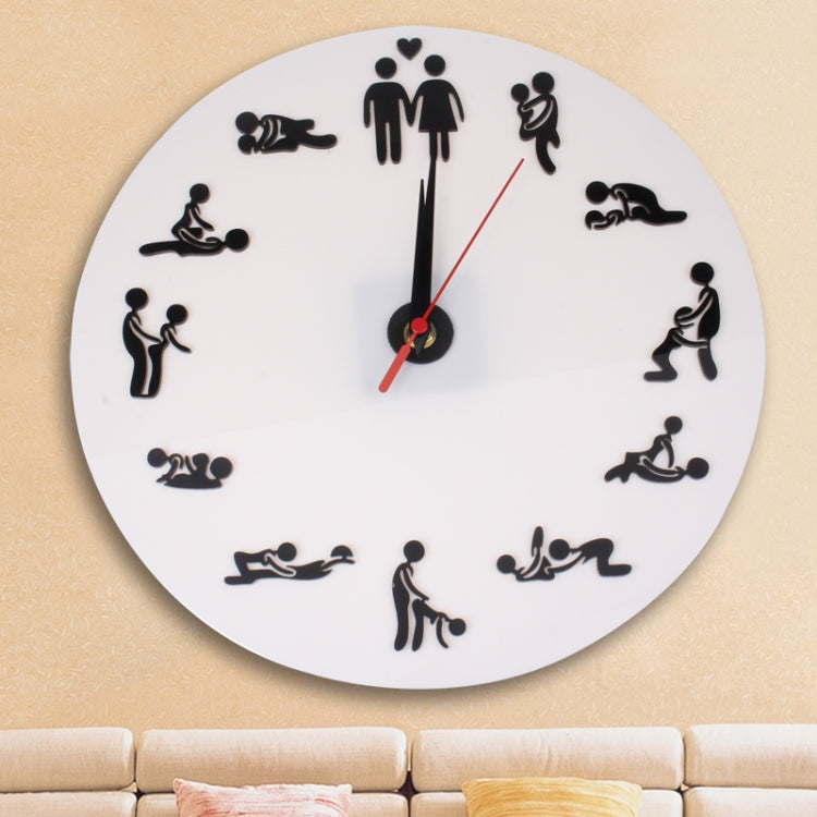 Sex Position Clock / Novelty Wall Clock Adult Clock - free shipping - PMC TechLife - Order now!