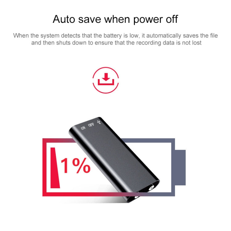 3 in 1 Mini Voice Recorder + 8GB Flash Disk + MP3 Player(Black) - U-Disk Recorder by PMC TechLife | Online Shopping South Africa | PMC TechLife | Buy Now Pay Later Mobicred