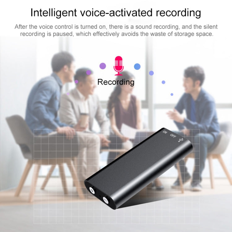 3 in 1 Mini Voice Recorder + 8GB Flash Disk + MP3 Player(Black) - U-Disk Recorder by PMC TechLife | Online Shopping South Africa | PMC TechLife | Buy Now Pay Later Mobicred