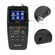 SATLINK WS6933 Portable Digital Satellite Finder Meter, 2.1 inch LCD Colour Screen, DVB-S2/S Signal Pointer(US Plug)