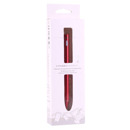 Universal Rechargeable Capacitive Touch Screen Stylus Pen with 2.3mm Superfine Metal Nib, For iPhone, iPad, Samsung, and Other Capacitive Touch Screen Smartphones or Tablet PC(Red) - free shipping - PMC Jewellery - Order now!