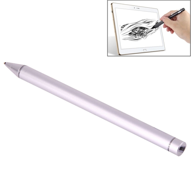 Universal Rechargeable Capacitive Touch Screen Stylus Pen with 2.3mm Superfine Metal Nib, For iPhone, iPad, Samsung, and Other Capacitive Touch Screen Smartphones or Tablet PC(Silver) - free shipping - PMC Jewellery - Order now!