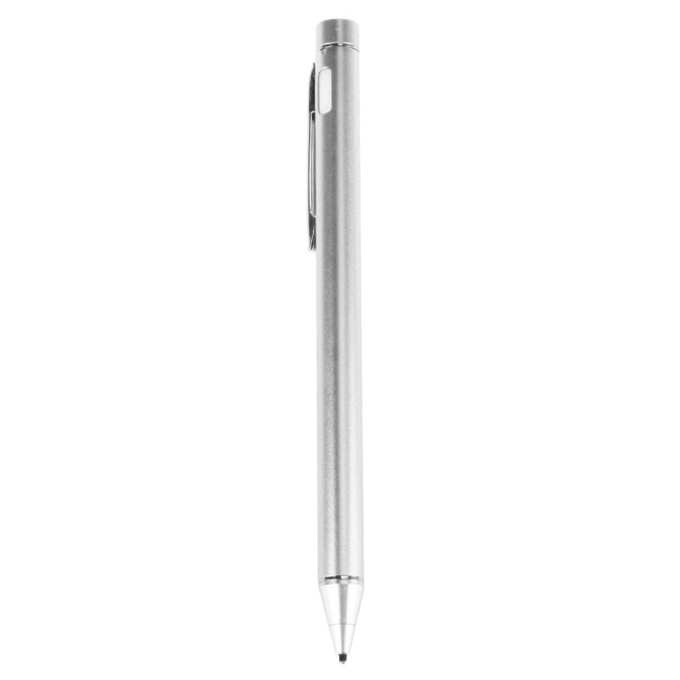 Universal Rechargeable Capacitive Touch Screen Stylus Pen with 2.3mm Superfine Metal Nib, For iPhone, iPad, Samsung, and Other Capacitive Touch Screen Smartphones or Tablet PC(Silver) - free shipping - PMC Jewellery - Order now!