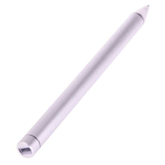 Universal Rechargeable Capacitive Touch Screen Stylus Pen with 2.3mm Superfine Metal Nib, For iPhone, iPad, Samsung, and Other Capacitive Touch Screen Smartphones or Tablet PC(Silver)