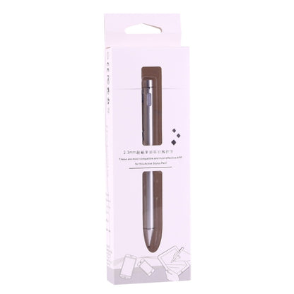 Universal Rechargeable Capacitive Touch Screen Stylus Pen with 2.3mm Superfine Metal Nib, For iPhone, iPad, Samsung, and Other Capacitive Touch Screen Smartphones or Tablet PC(Silver) - free shipping - PMC Jewellery - Order now!