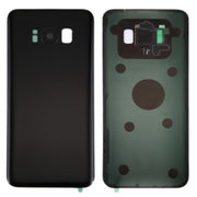 For Galaxy S8 / G950 Battery Back Cover with Camera Lens Cover & Adhesive (Black)