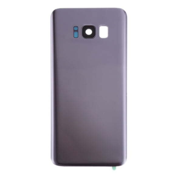 For Galaxy S8 / G950 Battery Back Cover with Camera Lens Cover & Adhesive (Orchid Gray)