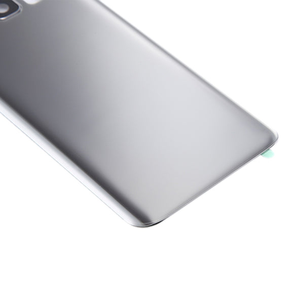 For Galaxy S8 / G950 Battery Back Cover with Camera Lens Cover & Adhesive (Silver)