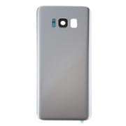 For Galaxy S8+ / G955 Battery Back Cover with Camera Lens Cover & Adhesive (Silver)