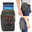 7 inch and Below Universal Polyester Men Vertical Style Case Waist Bag with Belt Hole & Climbing Buckle, For iPhone, Samsung, Sony, Huawei, Meizu, Lenovo, ASUS, Oneplus, Xiaomi, Cubot, Ulefone, Letv, DOOGEE, Vkworld, and other (Army Green) - More iPhone Cases by PMC TechLife | Online Shopping South Africa | PMC TechLife | Buy Now Pay Later Mobicred