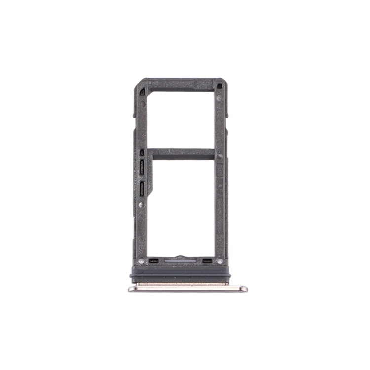 For Galaxy S8 SIM Card Tray + Micro SD Tray (Gold)