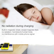 YC-CDA10W 10W Multi Port USB Intelligent Digital Display Fast Charging Wireless Charger, EU Plug