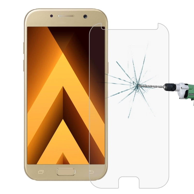 2 PCS for Galaxy A5 (2017) / A520 0.26mm 9H Surface Hardness 2.5D Explosion-proof Tempered Glass Non-full Screen Film - Galaxy Tempered Glass by PMC TechLife | Online Shopping South Africa | PMC TechLife