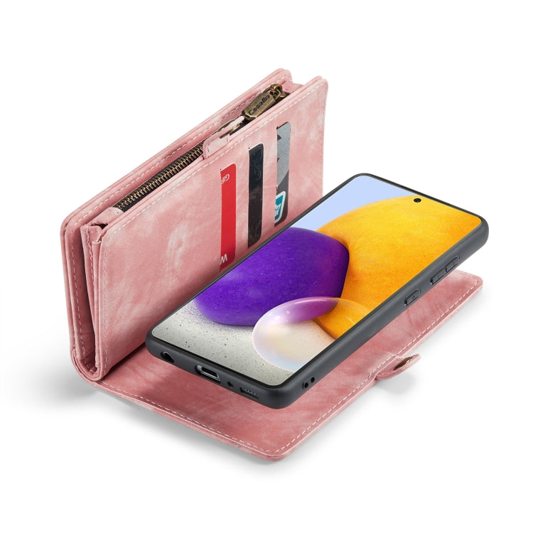 For Samsung Galaxy S10 CaseMe-008 Detachable Multifunctional Flip Leather Phone Case (Pink) - free shipping - PMC Jewellery - Order now!