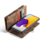 For Samsung Galaxy S10 CaseMe-008 Detachable Multifunctional Flip Leather Phone Case(Brown)