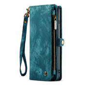 For Samsung Galaxy S10+ CaseMe-008 Detachable Multifunctional Flip Leather Phone Case(Blue)