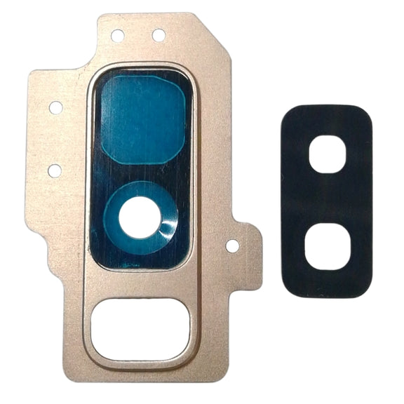 For Galaxy S9+ / G9650 10pcs Camera Lens Cover (Gold)