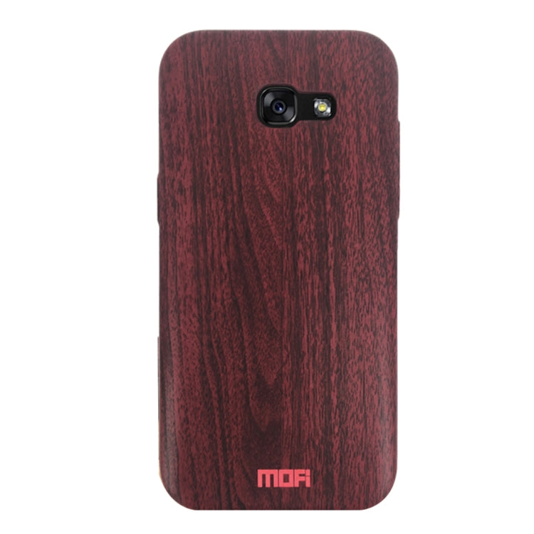 MOFI for Galaxy A3 (2017) Wood Texture TPU Protective Back Cover Case(Red) - free shipping - PMC TechLife - Order now!