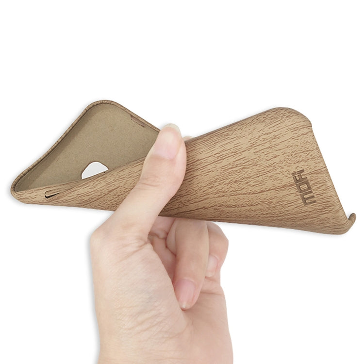 MOFI for Galaxy A3 (2017) Wood Texture TPU Protective Back Cover Case(Red) - free shipping - PMC TechLife - Order now!