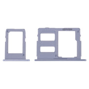 For Galaxy J3 (2017) Single SIM / J330 & J5 (2017) Single SIM / J530 & J7 (2017) Single SIM / J730 SIM Card Tray + Micro SD Card Tray (Blue)