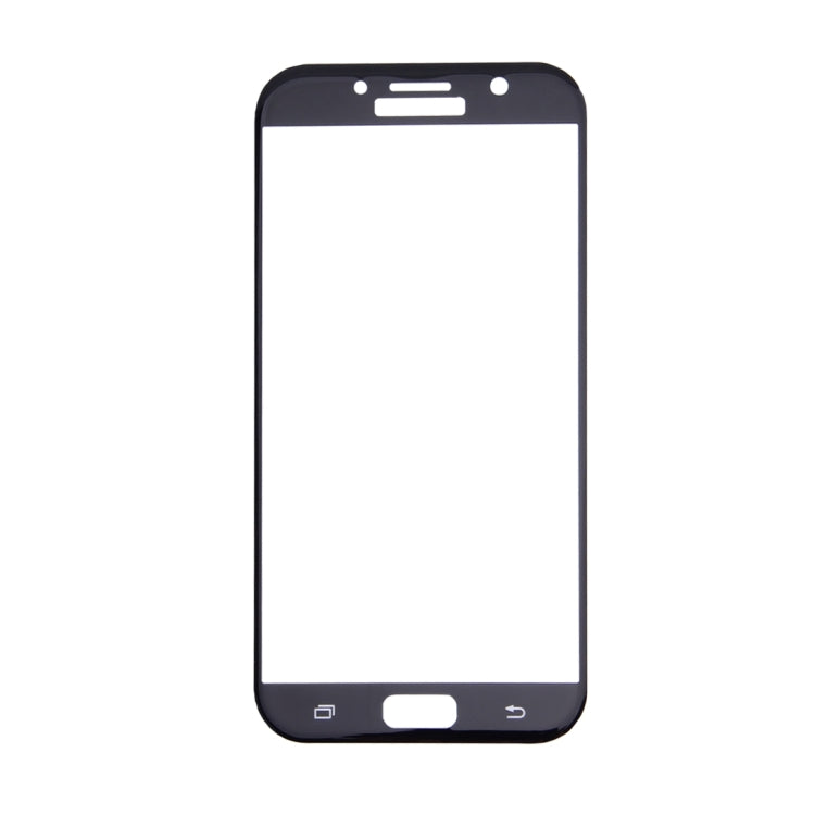For Galaxy A7 (2017) / A720 0.26mm 9H Surface Hardness Explosion-proof Silk-screen Tempered Glass Curved Full Screen Film (Black) - Galaxy Tempered Glass by PMC TechLife | Online Shopping South Africa | PMC TechLife