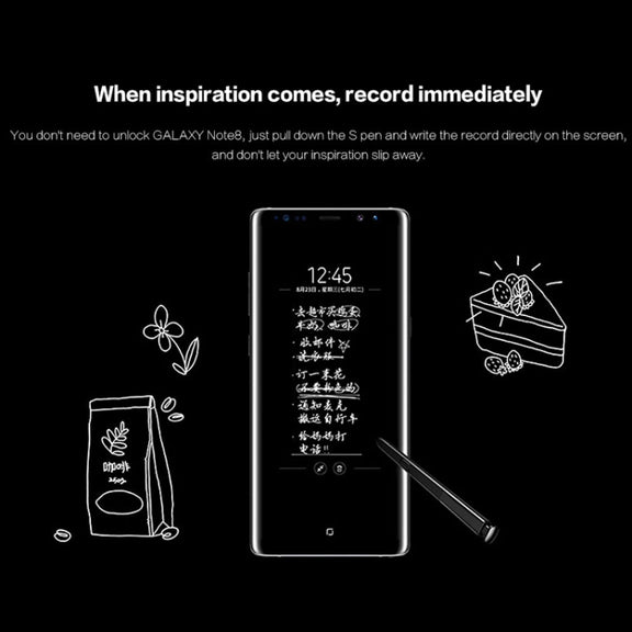 For Galaxy Note 8 / N9500 Touch Stylus S Pen(Grey)