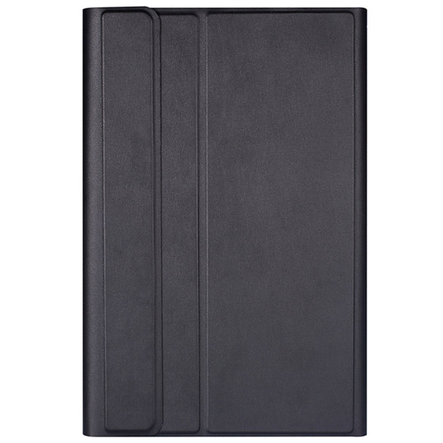 DY510D Colorful Lighting Detachable Plastic Bluetooth Keyboard Tablet Case for Samsung Galaxy Tab A 10.1 (2019) T510 / T511, with Holder (Black)