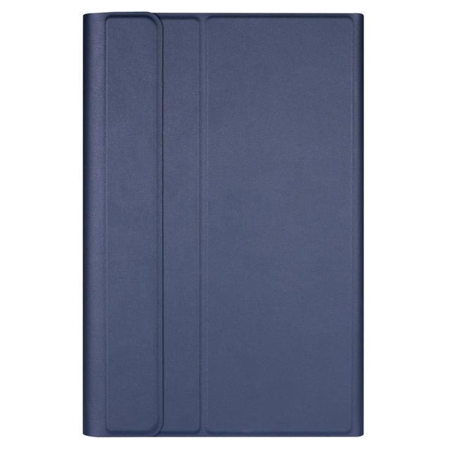 DY510D Colorful Lighting Detachable Plastic Bluetooth Keyboard Tablet Case for Samsung Galaxy Tab A 10.1 (2019) T510 / T511, with Holder (Sapphire Blue)