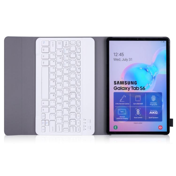A860 For Samsung Galaxy Tab S6 10.5 inch T860 / T865 Detachable Bluetooth Keyboard Tablet Case with Pen Holder Elastic Strap(Gold) - Samsung Keyboard by PMC TechLife | Online Shopping South Africa | PMC TechLife