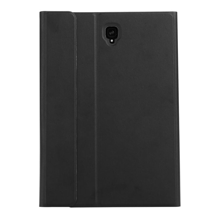 ST830S Bluetooth 3.0 Fine Wool Texture PU Leather ABS Detachable Seven-color Backlight Bluetooth Keyboard Leather Tablet Case for Samsung Galaxy Tab S4 10.5 inch T830 / T835, with Pen Slot & Holder (Black)