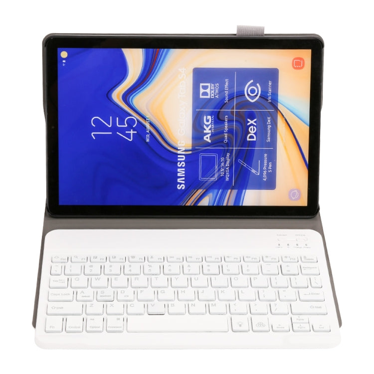 ST830S Bluetooth 3.0 Fine Wool Texture PU Leather ABS Detachable Seven-color Backlight Bluetooth Keyboard Leather Tablet Case for Samsung Galaxy Tab S4 10.5 inch T830 / T835, with Pen Slot & Holder (Rose Gold) - Samsung Keyboard by PMC TechLife | Online Shopping South Africa | PMC TechLife