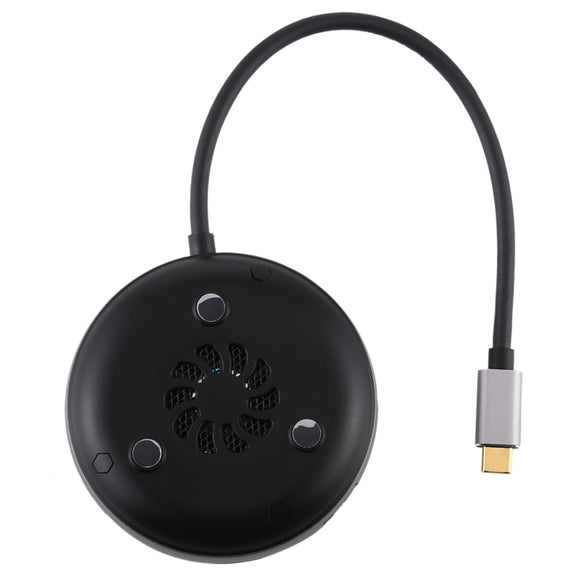 USB-C / Type-C to USB 3.0 x 3 + USB-C / Type-C + HDMI + RJ45 + SD / TF Card Reader Multi-function HUB Adapter