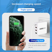 WLX-A6 4 Ports Quick Charging USB Travel Charger Power Adapter, AU Plug