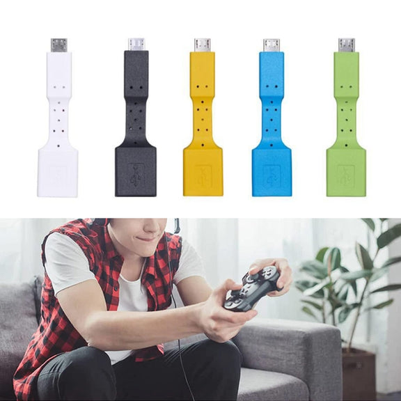 5 PCS Micro USB Male to USB 3.0 Female OTG Adapter (Green)