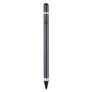 Short Universal Rechargeable Capacitive Touch Screen Stylus Pen with 2.3mm Superfine Metal Nib, For iPhone, iPad, Samsung, and Other Capacitive Touch Screen Smartphones or Tablet PC(Black)