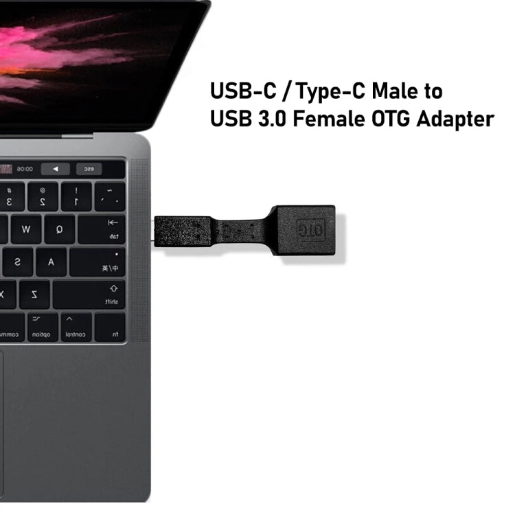 5 PCS USB-C / Type-C Male to USB 3.0 Female OTG Adapter (Black) - free shipping - PMC Jewellery - Order now!