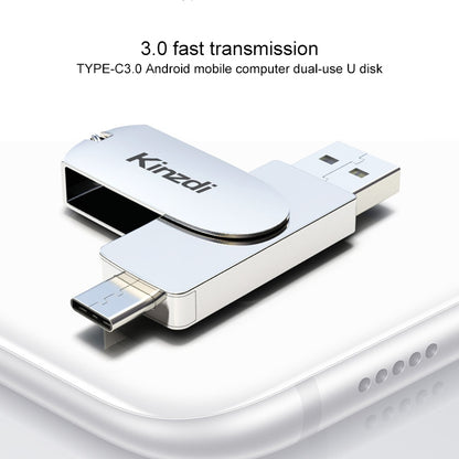 Kinzdi 256GB USB 3.0 + Type-C 3.0 Interface Metal Twister Flash Disk V11 (Rose Gold) - free shipping - PMC Jewellery - Order now!