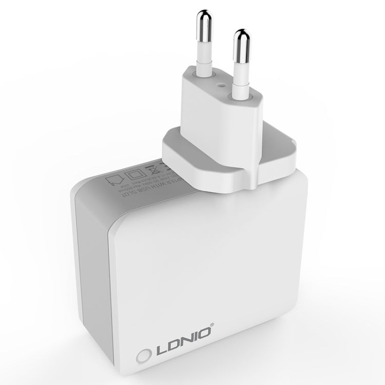 LDNIO A4403 4.4A 4 x USB Ports Smart Travel Charger, EU Plug - USB Charger by LDNIO | Online Shopping South Africa | PMC TechLife | Buy Now Pay Later Mobicred