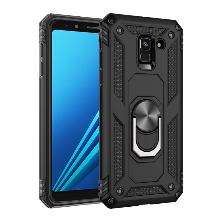 Armor Shockproof TPU + PC Protective Case for Galaxy A8 (2018), with 360 Degree Rotation Holder (Black) - Galaxy Phone Cases by PMC TechLife | Online Shopping South Africa | PMC TechLife