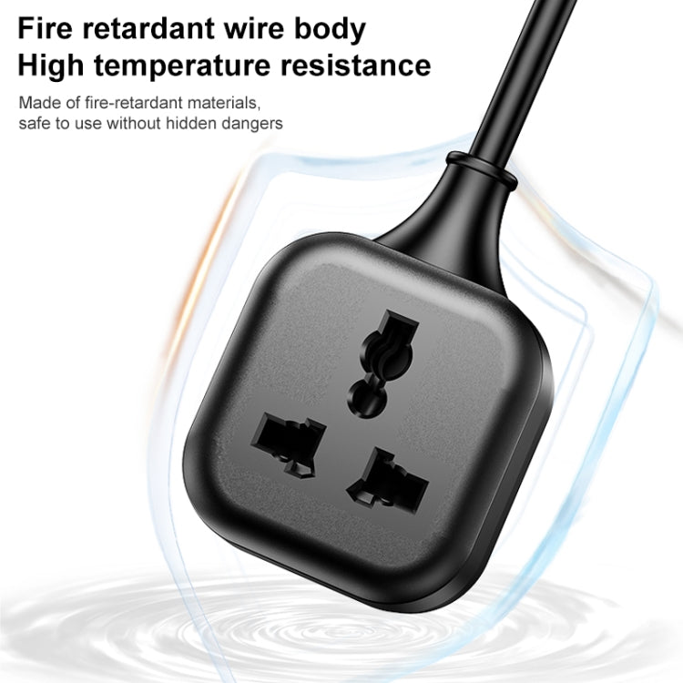 Yesido MC28 UK Plug to Universal Plug Power Extension Cable, Length: 2m - Plug Adaptor by Yesido | Online Shopping South Africa | PMC TechLife | Buy Now Pay Later Mobicred